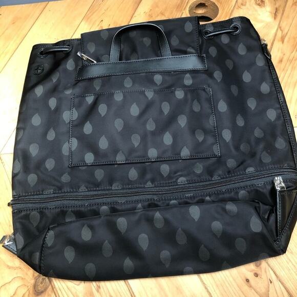 NWT Helen Kaminski Black Giorgia Nylon Convertible Backpack Bag main image 5